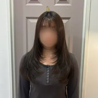 ロング 上村 七海のヘアスタイル