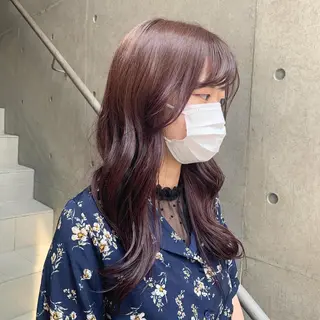 ロング カラー 七原 海夕のヘアスタイル
