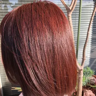 ミディアム カラー RICHAIR 山﨑 直也のヘアスタイル