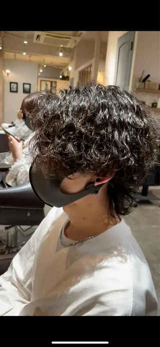 パーマ メンズ 優真/難波で 1番パーマが上手いのヘアスタイル
