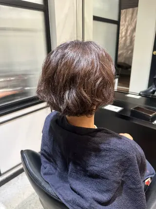 ショート パーマ TR付きカット無料✨ ✨いのうえもなみのヘアスタイル