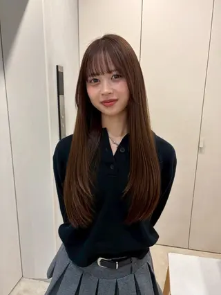 ロング カラー Kaede🍁 FILMS 渋谷のヘアスタイル