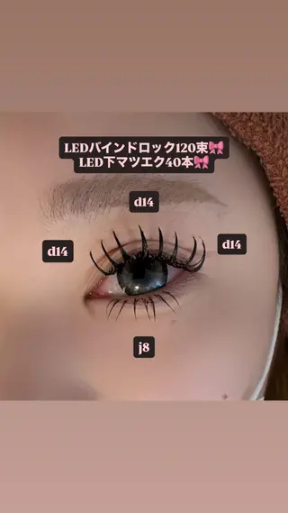 マツエク・マツパ 🎀ROAR🎀 SAYAのマツエク・マツパデザイン