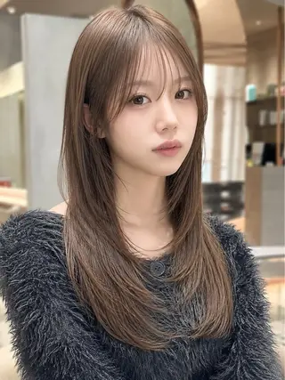 ロング 🦋韓国風レイヤー/ 艶髪矯正🦋凛太郎のヘアスタイル