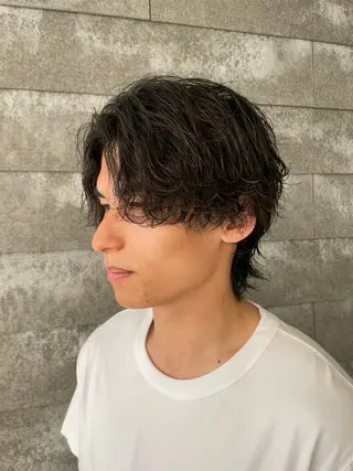 メンズ 三田 真穂のヘアスタイル