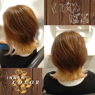 ミディアム カラー NAKAMURA☆ TopStylistのヘアスタイル