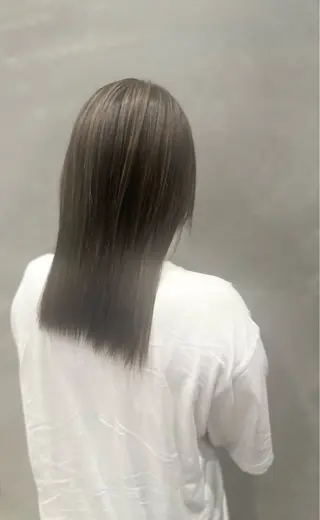 セミロング カラー 🦋モデル募集中 🦋　MISATOのヘアスタイル