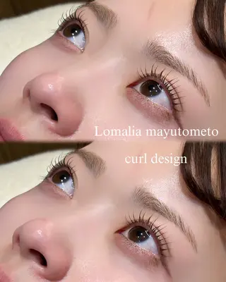 マツエク・マツパ Lomalia 🤍🫧/makoのマツエク・マツパデザイン