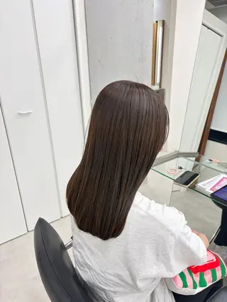 セミロング カラー エクステ🫧艶カラー ┊︎momoha横浜のヘアスタイル