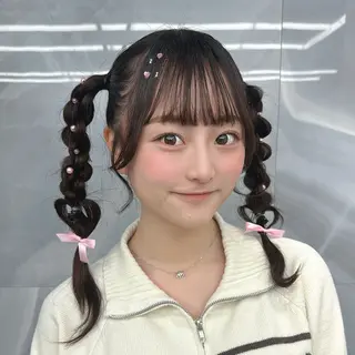 ヘアアレンジ 韓国/アイドルヘア 🎀みづきのヘアスタイル