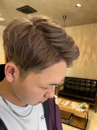 ショート カラー メンズ 金森 斗夢のヘアスタイル