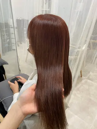 ロング 谷川 李奈のヘアスタイル