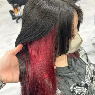ロング カラー 🫧💞ハイトーン 瀧田 菜々花🦄🫧のヘアスタイル