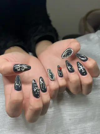 ネイル Lee Nails チップ長さだし専門店のネイルデザイン