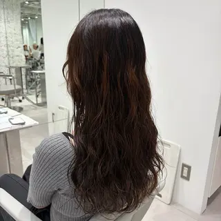 ロング パーマ HARUHI 銀座 美容師౨ৎ⋆˚のヘアスタイル