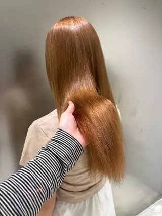 セミロング ハイトーン/カット カナコ🫧のヘアスタイル