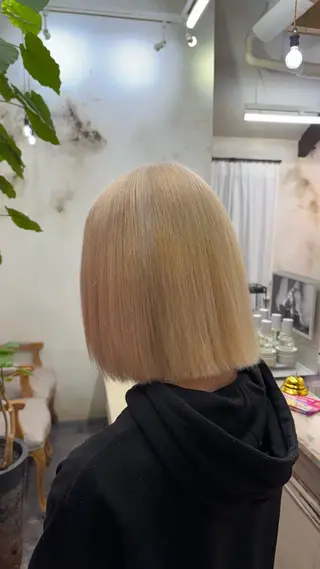 カラー ふたつやゆら🤎ྀི カラー、縮毛矯正のヘアスタイル