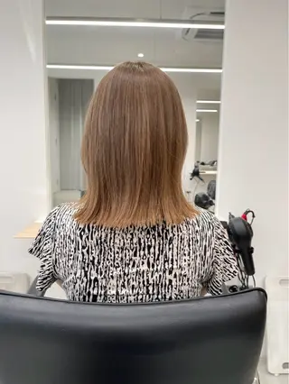 カラー ボブカット/ 尾崎龍聖のヘアスタイル