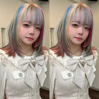 カラー slit kokoroのヘアスタイル