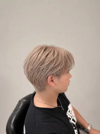 ショート カラー パーマ メンズ 川﨑 大暉のヘアスタイル