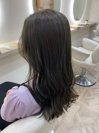 ロング カラー マンツーマン施術/ ダブルカラー/アリサのヘアスタイル