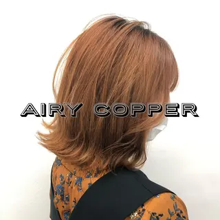 ミディアム カラー パーマ ヘアアレンジ メンズ キッズ ネイル マツエク・マツパ 上品＆韓国風 🥀海心🥀のヘアスタイル