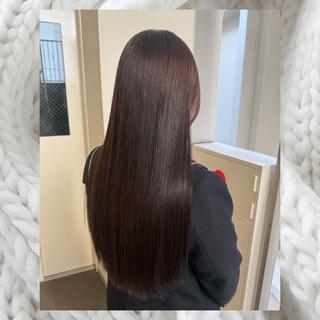 ロング カラー 透明感カラー meiのヘアスタイル