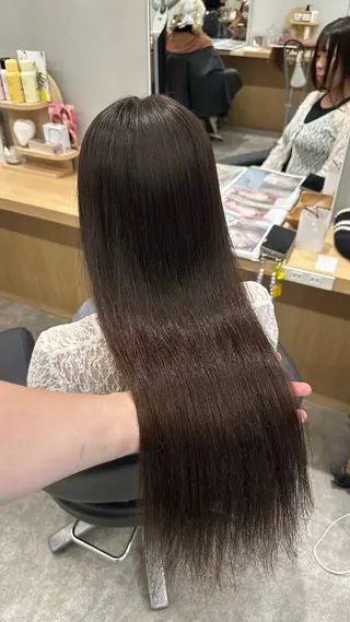 ロング 巻ける髪質改善🫧ハ イライト/永田汰伊智のヘアスタイル