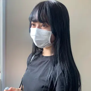 ミディアム カラー 本間 結衣のヘアスタイル