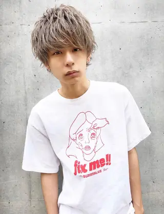 ミディアム カラー メンズ 🌈トレンドヘア 🌈WATARU🌈のヘアスタイル