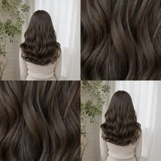 ロング カラー 💠透明感グレージュ /ハッシュ/レイヤーのヘアスタイル