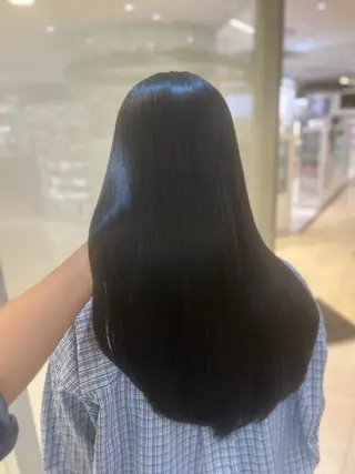 ロング パーマ 縮毛矯正/髪質改善/ 艶髪ササキナツミのヘアスタイル