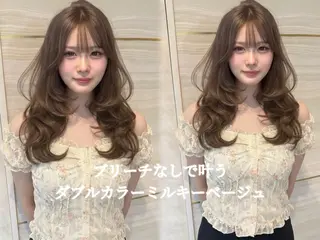 ロング カラー 🎀りな🎀透明感 カラー特化大宮のヘアスタイル