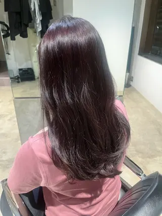 セミロング カラー 長野/カットモデル カラーモデル募集のヘアスタイル