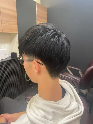 ショート メンズ メンズパーマモデル 大募集中のヘアスタイル