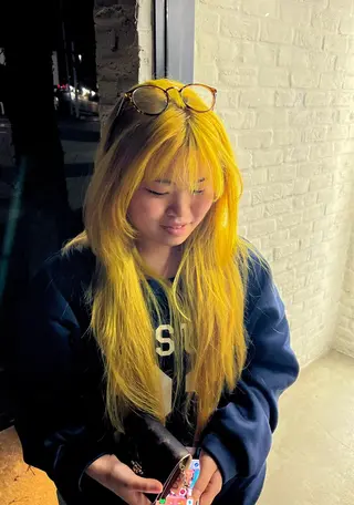 ロング カラー 池本 勇大のヘアスタイル