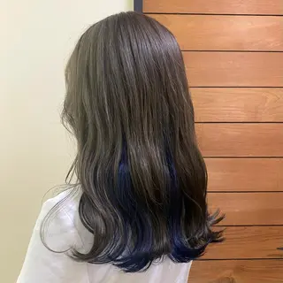 セミロング カラー マンツーマンサロン 🤍Tanakaのヘアスタイル