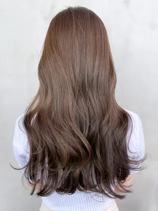 セミロング カラー ITbyALBUM 下北沢店のヘアスタイル
