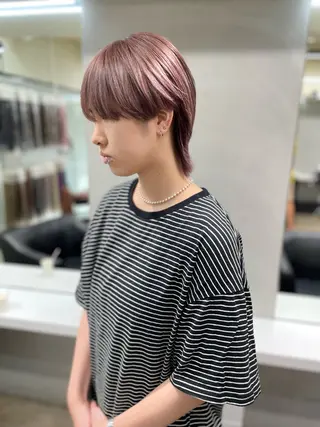 カラー yasuハイトーン/ デザインカラーのヘアスタイル
