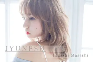 ミディアム カラー パーマ ひがし まさし JYUNESU副代表のヘアスタイル