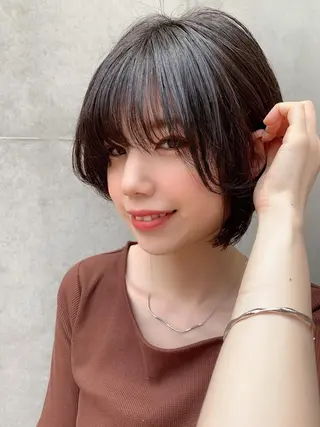ショート カラー box mico. mutsumiのヘアスタイル