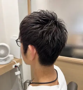 ショート メンズ 久木原 ゆりのヘアスタイル