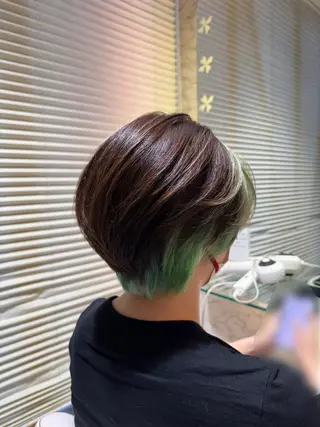 ショート 長南 迅人のヘアスタイル