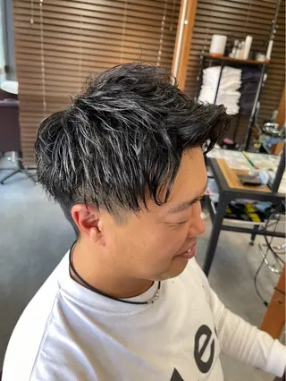 メンズ シノザキ キナのヘアスタイル
