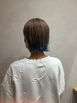ショート カラー newi大分/ 磯部栞里／艶感カラーのヘアスタイル