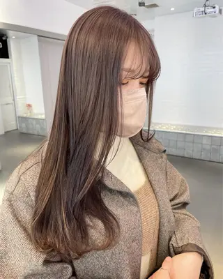 セミロング カラー ヘアアレンジ ボブ×柔らかいカラー 🌷misaki𓍼のヘアスタイル