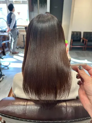 ミディアム パーマ 美髪美容師 🫧くぼた店長のヘアスタイル