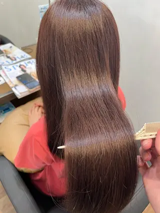 セミロング カラー 縮毛矯正練習 モデル募集✨️NOAのヘアスタイル