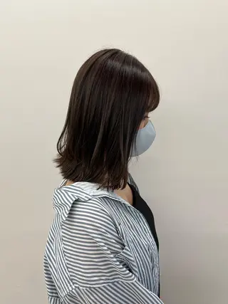 ミディアム カラー 韓国好き🇰🇷 美容師MIKUのヘアスタイル