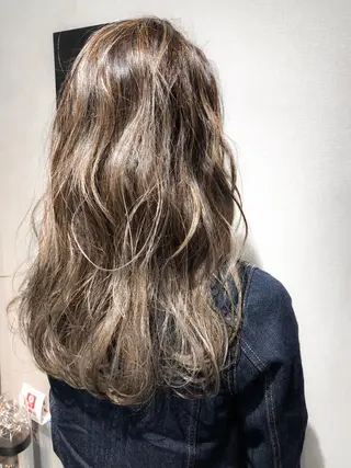 ロング カラー ハイライト/髪質改善 ans/黒木 和大のヘアスタイル